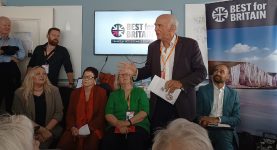 Vince Cable speaking at the Best For Britain fringe at Lib Dem Conference