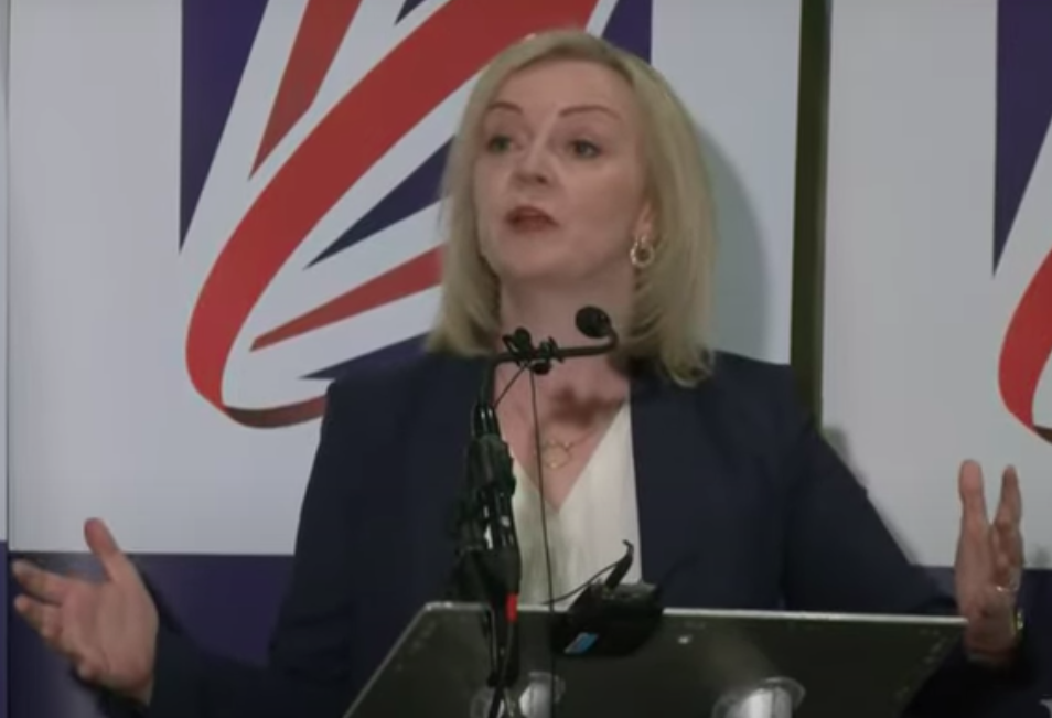 Liz Truss endorses Donald Trump and says Joe Biden must be voted out of ...