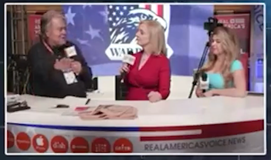 Steve Bannon and Liz Truss interview