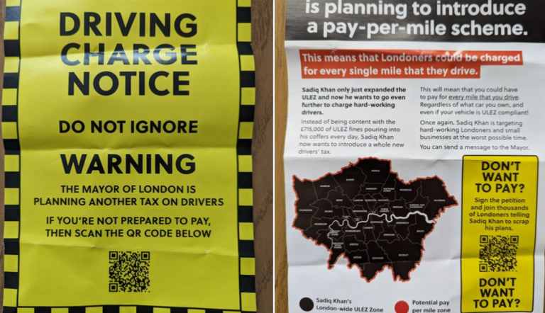 Tory London mayoral election campaign disinformation leaflets