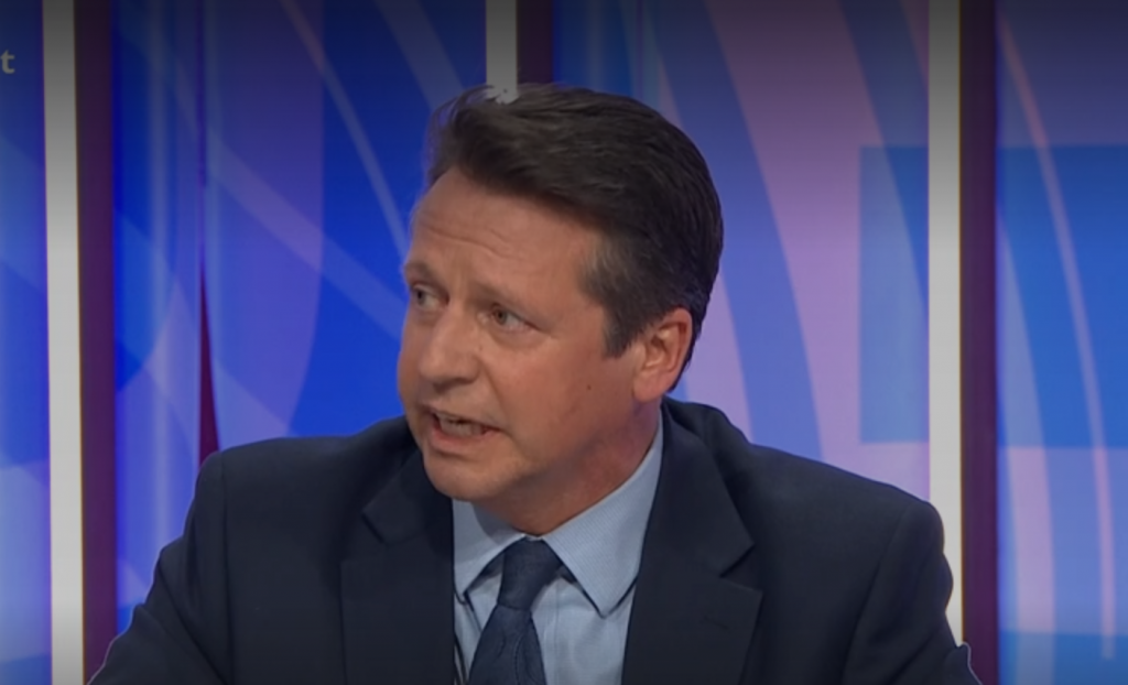 Tory Minister Nigel Huddleston BBC Question Time