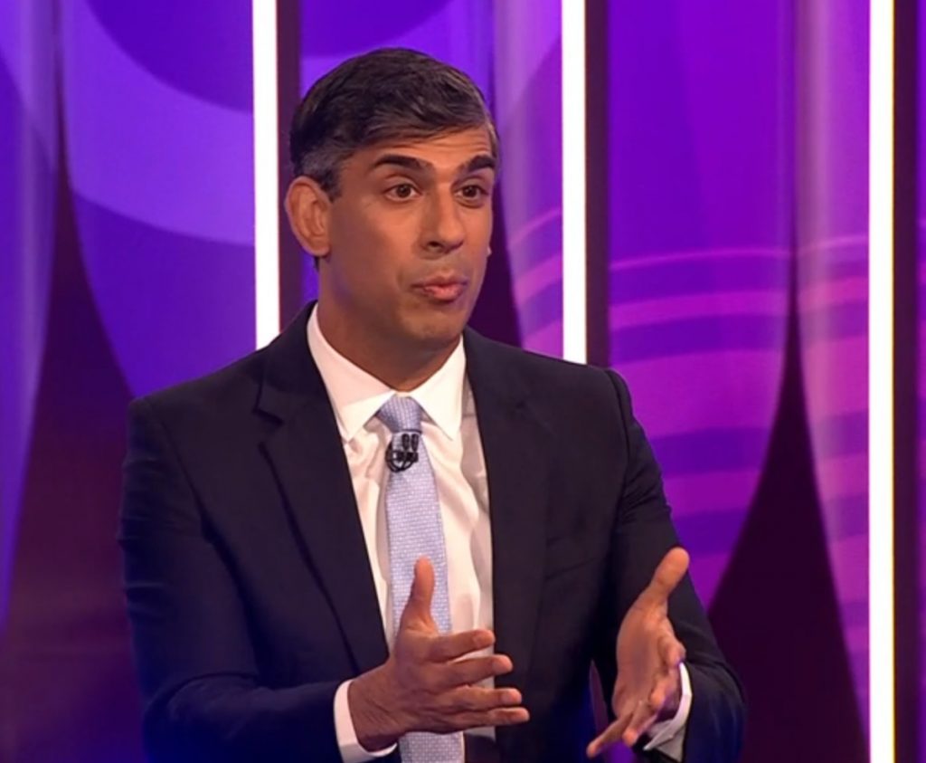 Rishi Sunak on Question Time