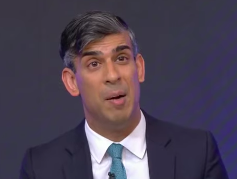 Rishi Sunak has endured his most difficult interview yet of the general election campaign, as Sky’s Beth Rigby took him apart for his catalogue of failures, broken promises and appalling record in office. Sunak took part in the leaders debate which included a one-to-one grilling by Rigby after Keir Starmer was also quizzed. The Prime Minister was booed and laughed at as he tried to blame NHS waiting lists on striking workers. He was also grilled over the Tory party’s record on immigration. Rigby told Sunak that net migration into the country had more than doubled in the last three years from before we left the European Union, to a shocked audience. The audience applauded when Sunak was asked: “Why should anyone believe anything you say on immigration”. Rishi Sunak