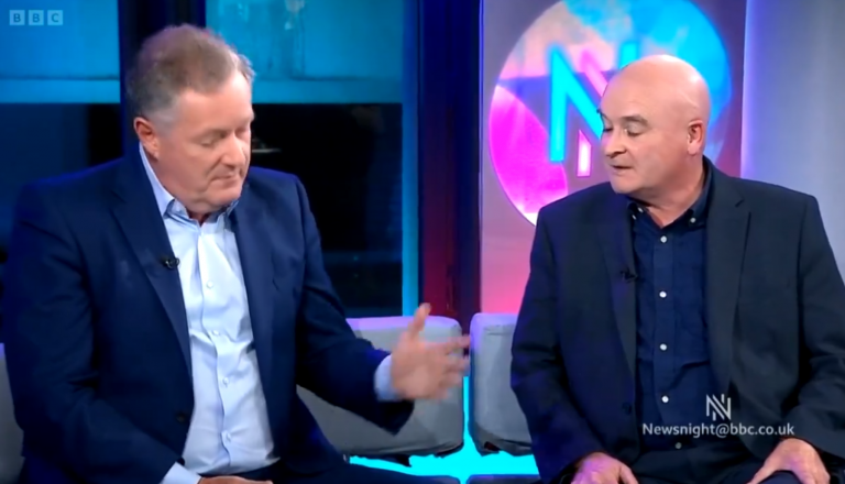 Mick Lynch Piers Morgan clash
