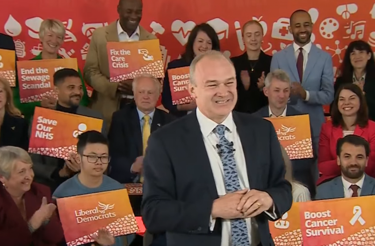 Ed Davey Lib Dems mainfesto launch