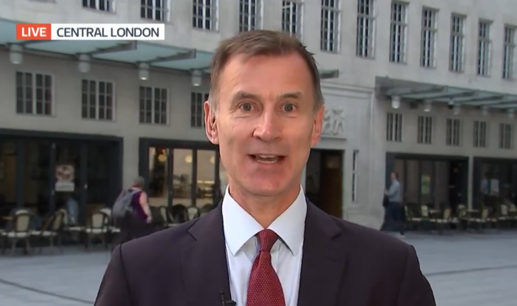 Jeremy Hunt interview