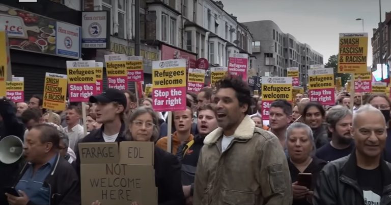 Anti-racism demonstration in Walthamstow