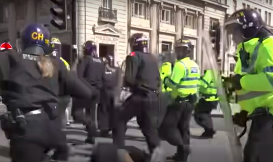 Far right demo