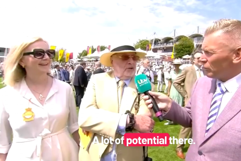 Liz Truss Goodwood racing