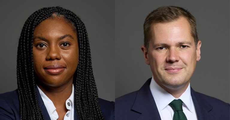 Conservative Party leadership election candidates Kemi Badenoch and Robert Jenrick