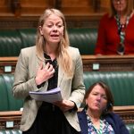 Green Party MP Sian Berry speaking in parliament