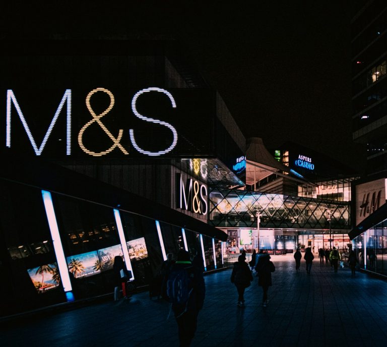 A photo from outside the M&S store in Westfield Stratfield shopping centre, London