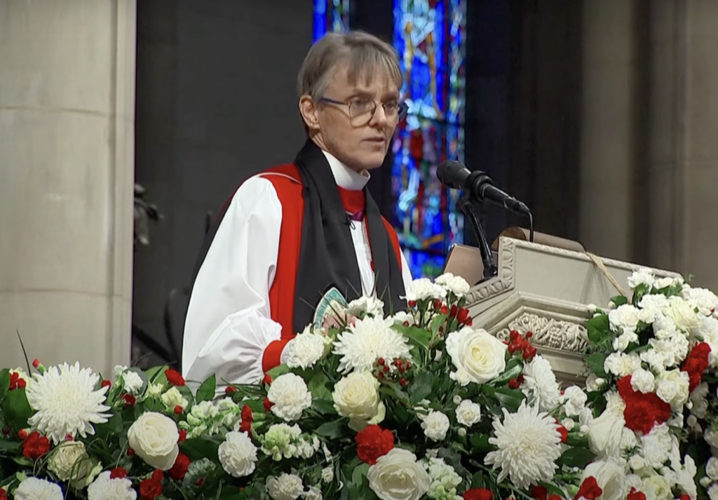 A photo of the Episcopal Bishop of Washington, Right Reverend Mariann Edgar Budde