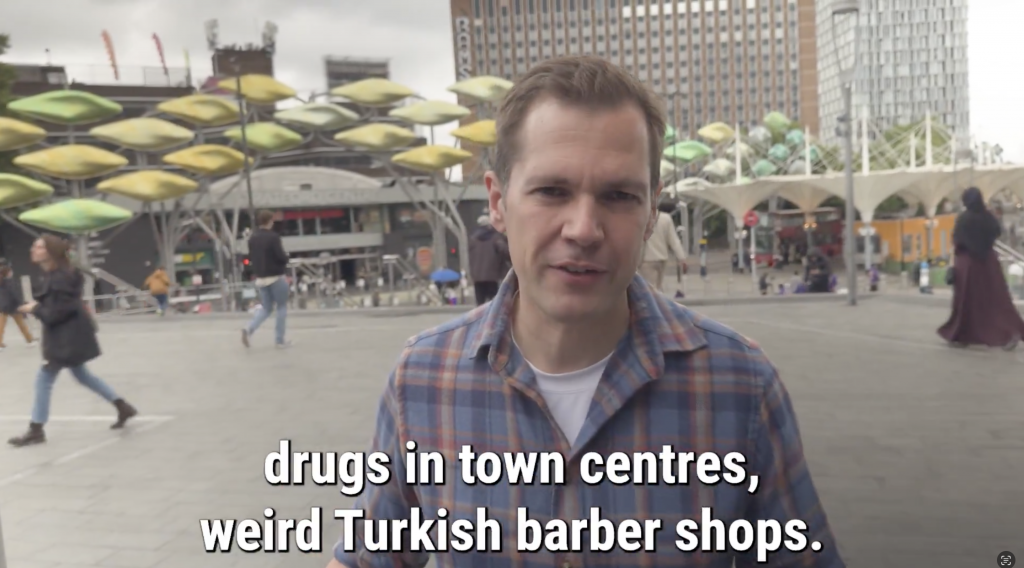 Robert Jenrick chasing down fare dodgers at Stratford station