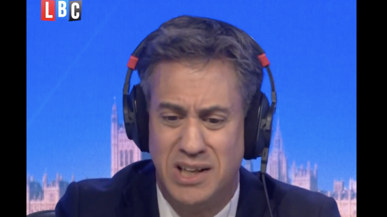 Ed Miliband talking on LBC