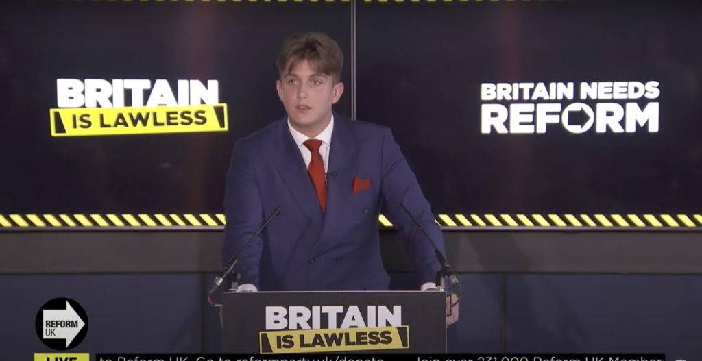 George Finch, the 19-year-old leader of Warwickshire County Council
