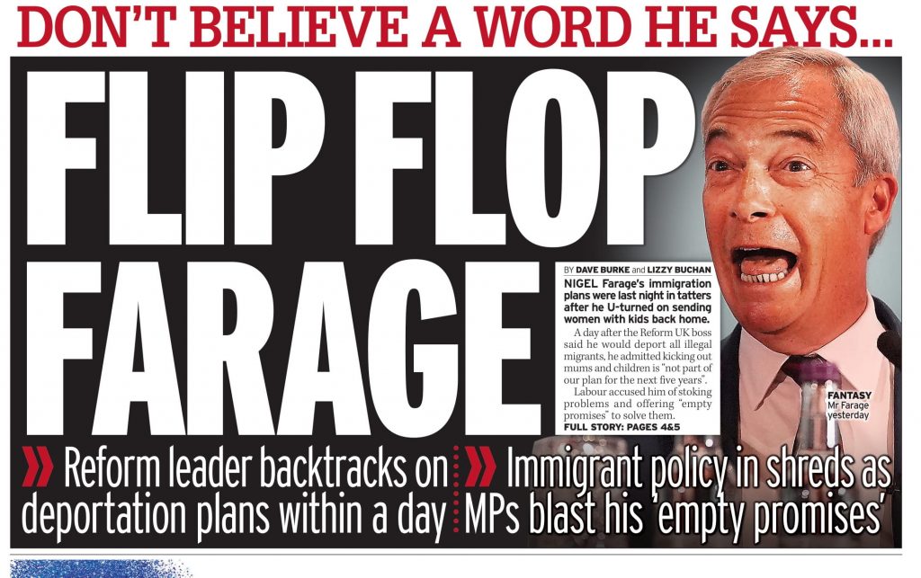 flip flop farage