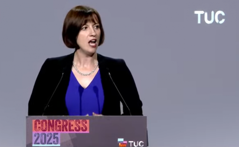 Bridget Phillipson speaking at TUC Congress