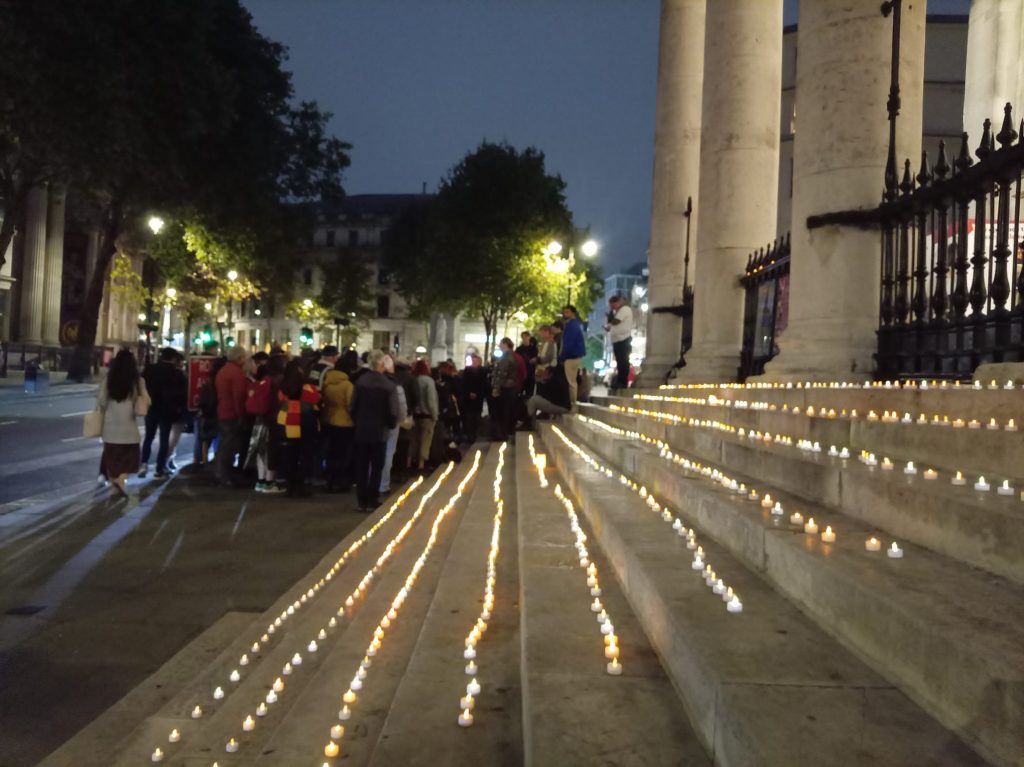2025 Museum of Homelessness vigil at St Martins