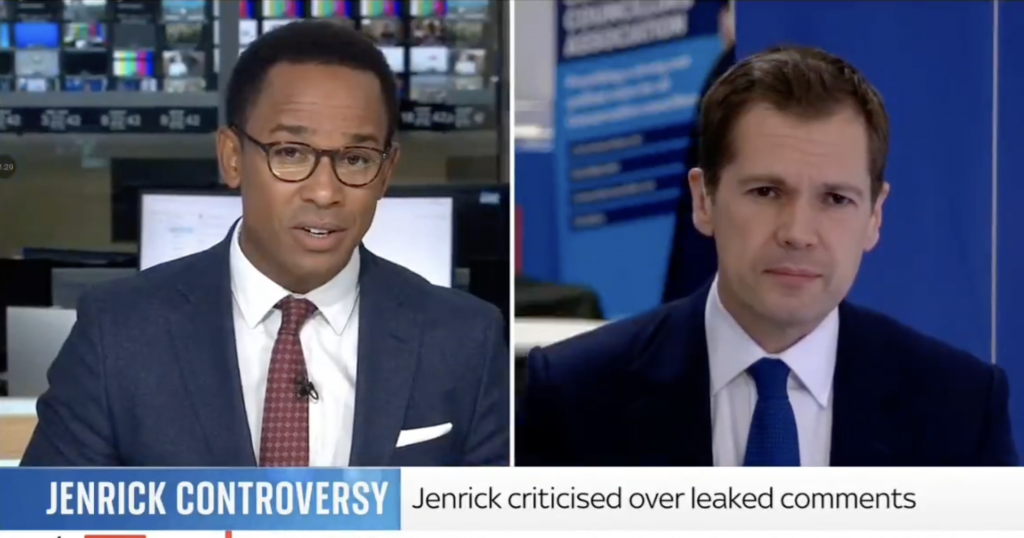 Robert Jenrick criticised over 'didn't see a white face' comments