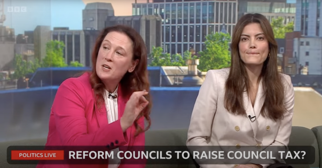 Emily Darlington MP schools Reform's Laila Cunningham over council savings claims