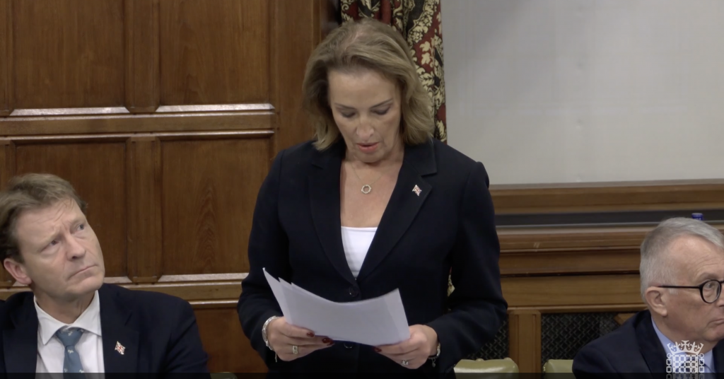 Sarah Pochin MP said Reform wouldn't rule out using British overseas territories for asylum processing
