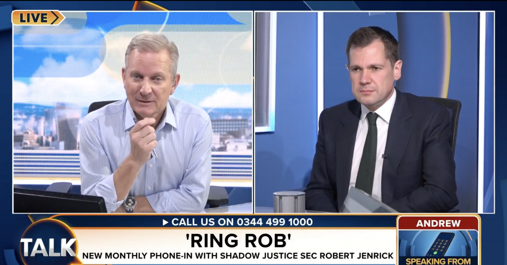 Robert Jenrick on TalkTV saying he would 'probably' ban the burqa