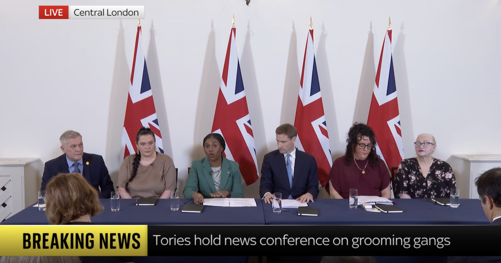Kemi Badenoch questioned over the Tories' record on grooming gangs