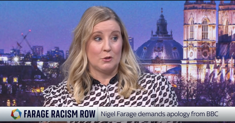 Former SNP MP Hannah Kennedy-Bardell called Farage's behaviour at a press conference yesterday "thin-skinned" and "petulant"