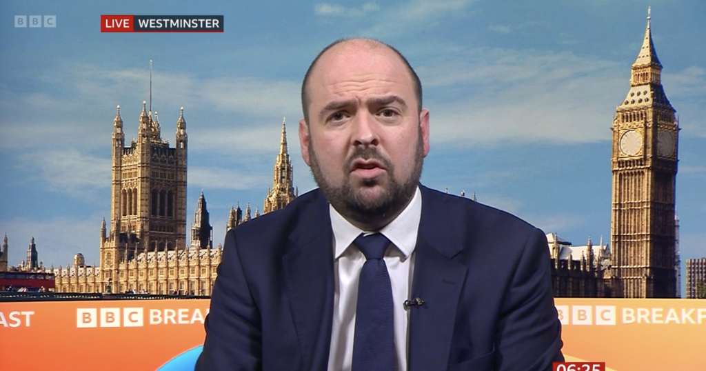 Tory shadow transport secretary Richard Holden on BBC Breakfast