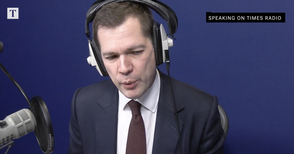 Robert Jenrick tells a female journalist she needs her 'head checking'