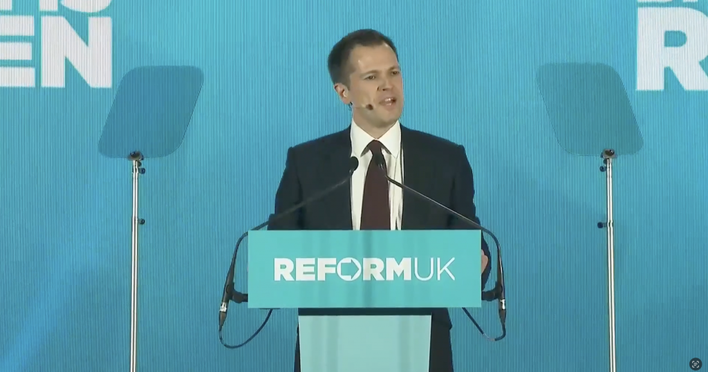 Robert Jenrick gets heckled during his first speech back in his constituency
