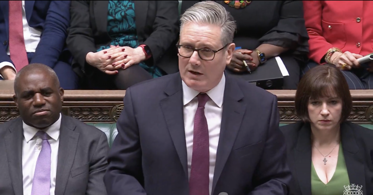 Keir Starmer at PMQs