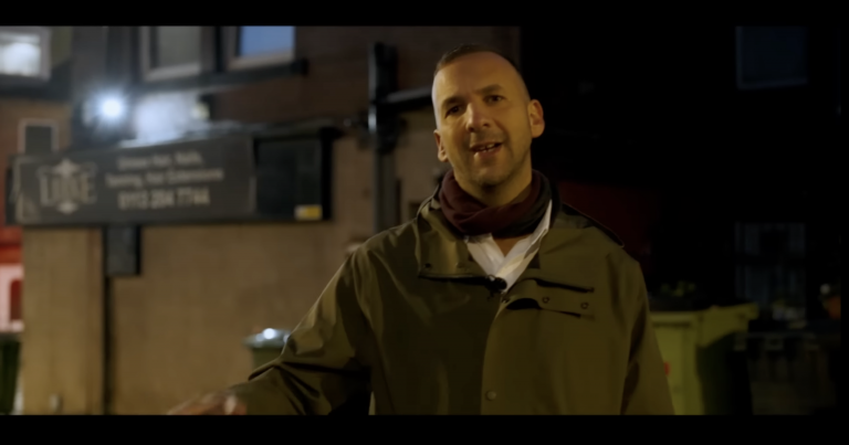 Zack Polanski speaking in a Green Party political broadcast