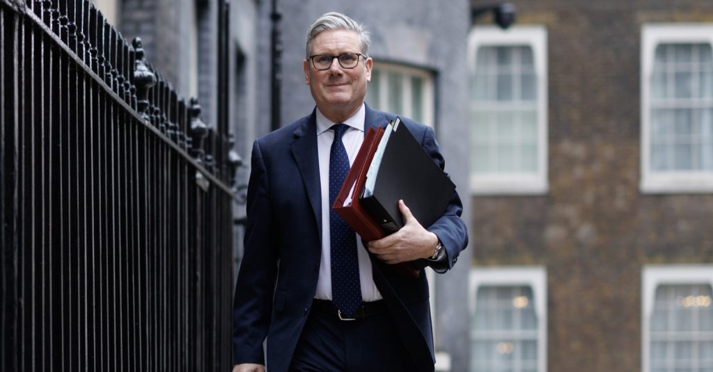 Keir Starmer in Downing Street