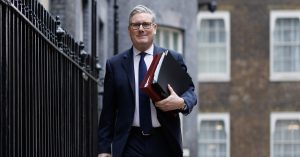 Keir Starmer in Downing Street