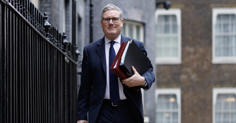 Keir Starmer in Downing Street