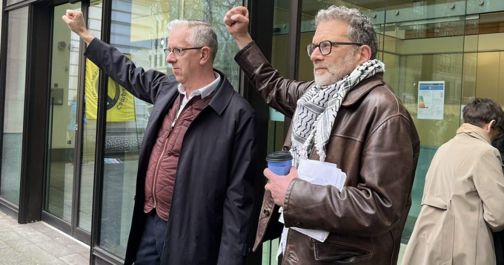 Palestine protest organisers convicted of breaching protest rules