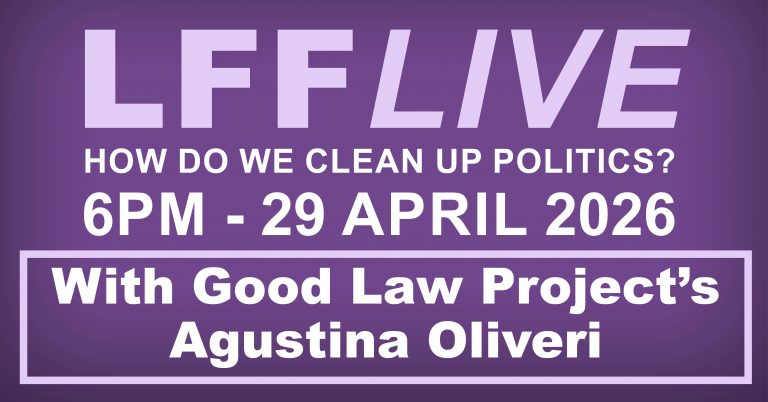 A graphic advertising the third edition of LFF Live