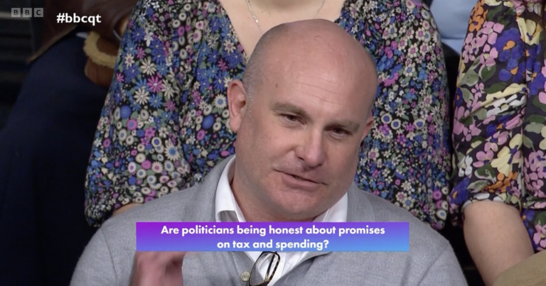 Question Time audience member lays into Reform's record in power