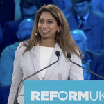 Suella Braverman is Reform's education spokesperson