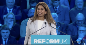 Suella Braverman is Reform's education spokesperson