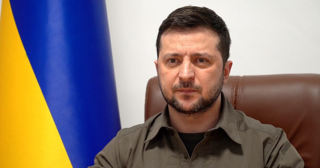 Zelenskyy speaking at the German parliament
