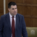 A photo of Richard Burgon MP, leading a debate on banning second jobs for MPs