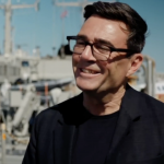 A photo of Andy Burnham talking about the 'Burnham bounce'
