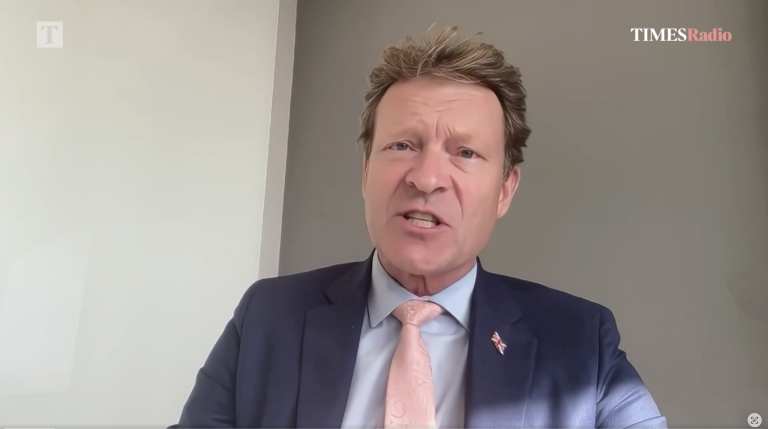 A photo of Richard Tice speaking on Times Radio