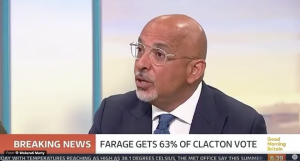 A photo of Reform's Nadhim Zahawi