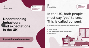 A photo of the Home Office booklet