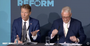 A photo of Reform's Richard Tice and Lee Anderson