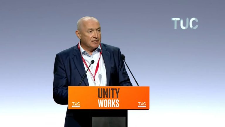 ASLEF general secretary speaking at TUC Congress